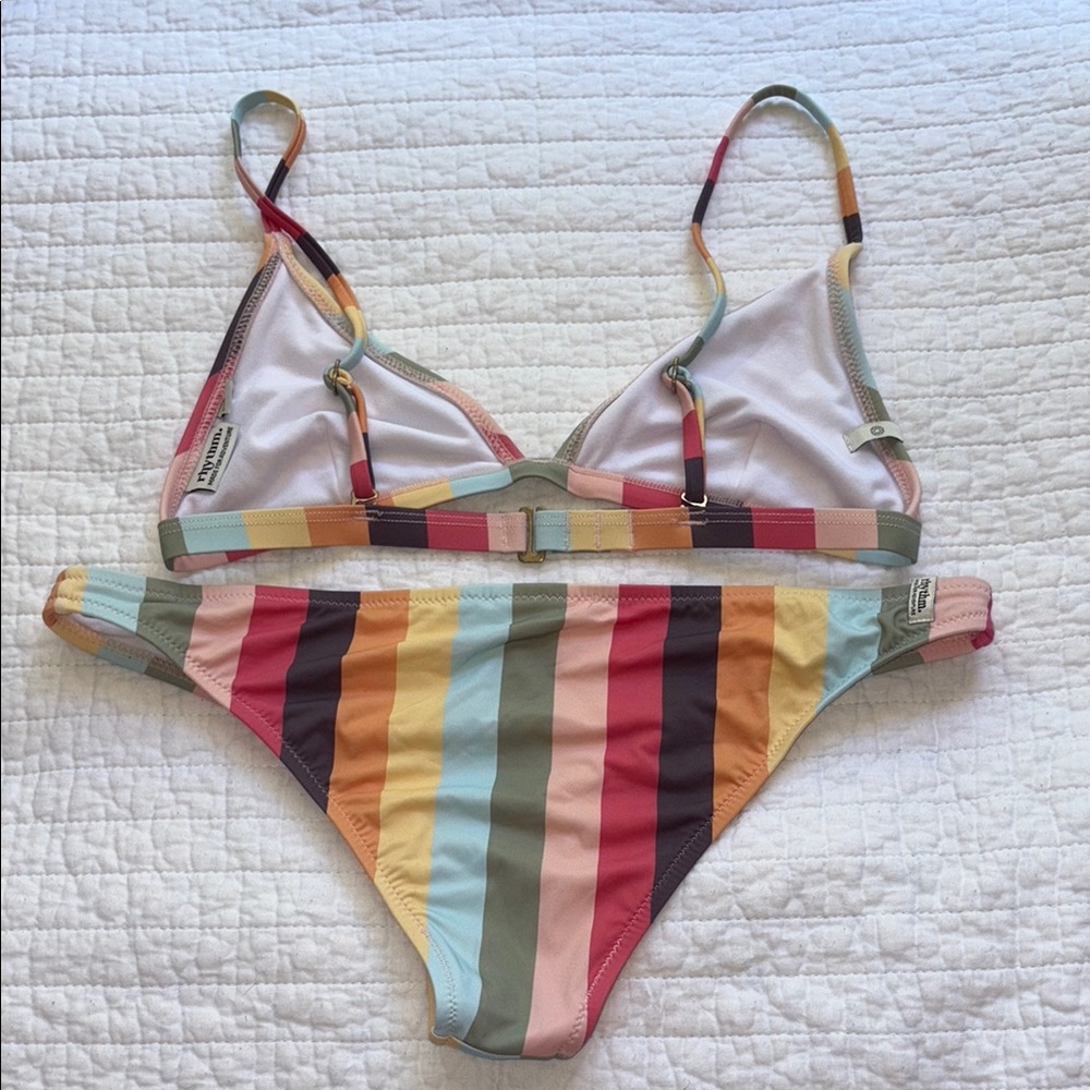 Rhythm Striped Multicolor Bikini Set - Picture 2 of 3
